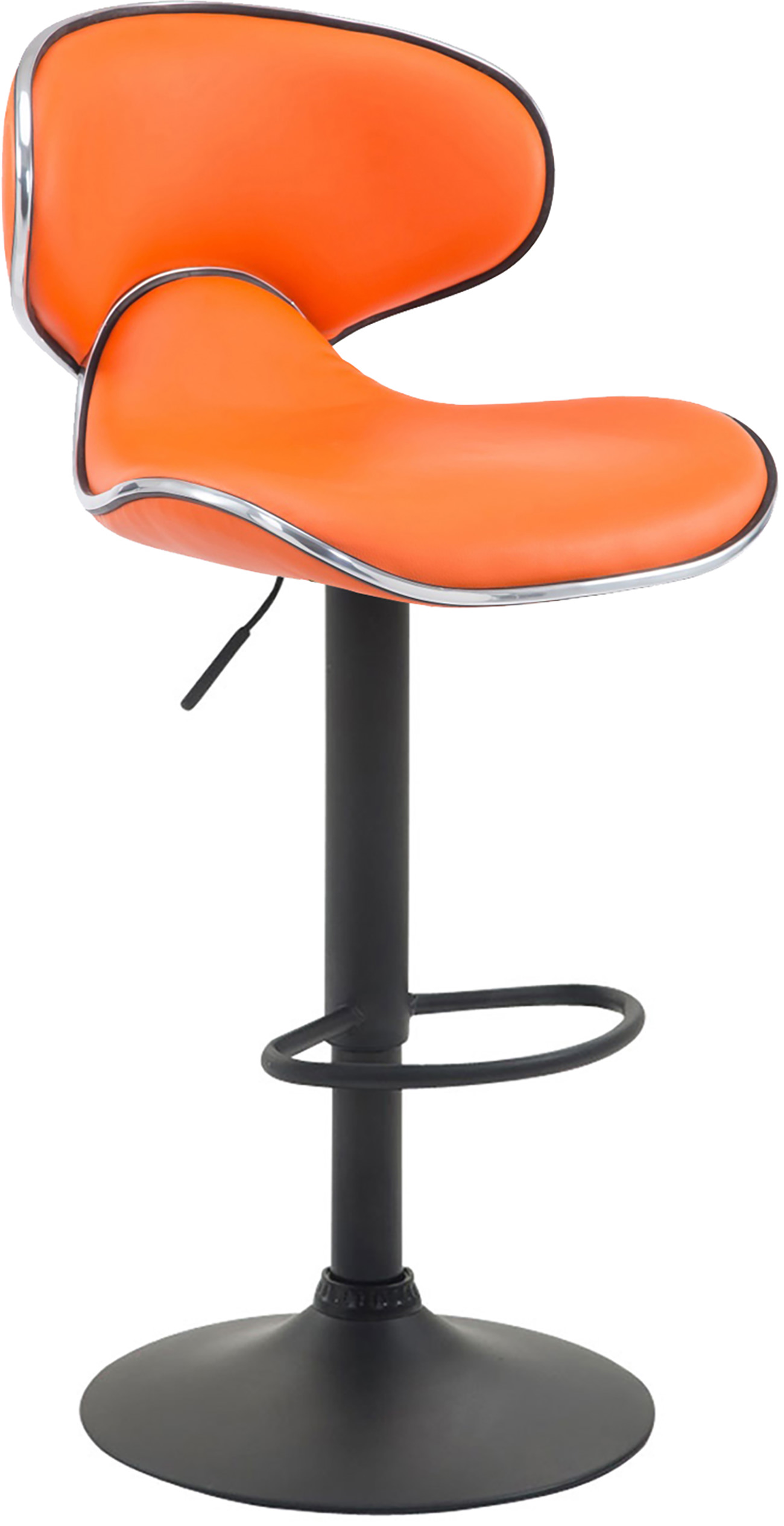 2er Set Barhocker Las Vegas V2 Kunstleder schwarz