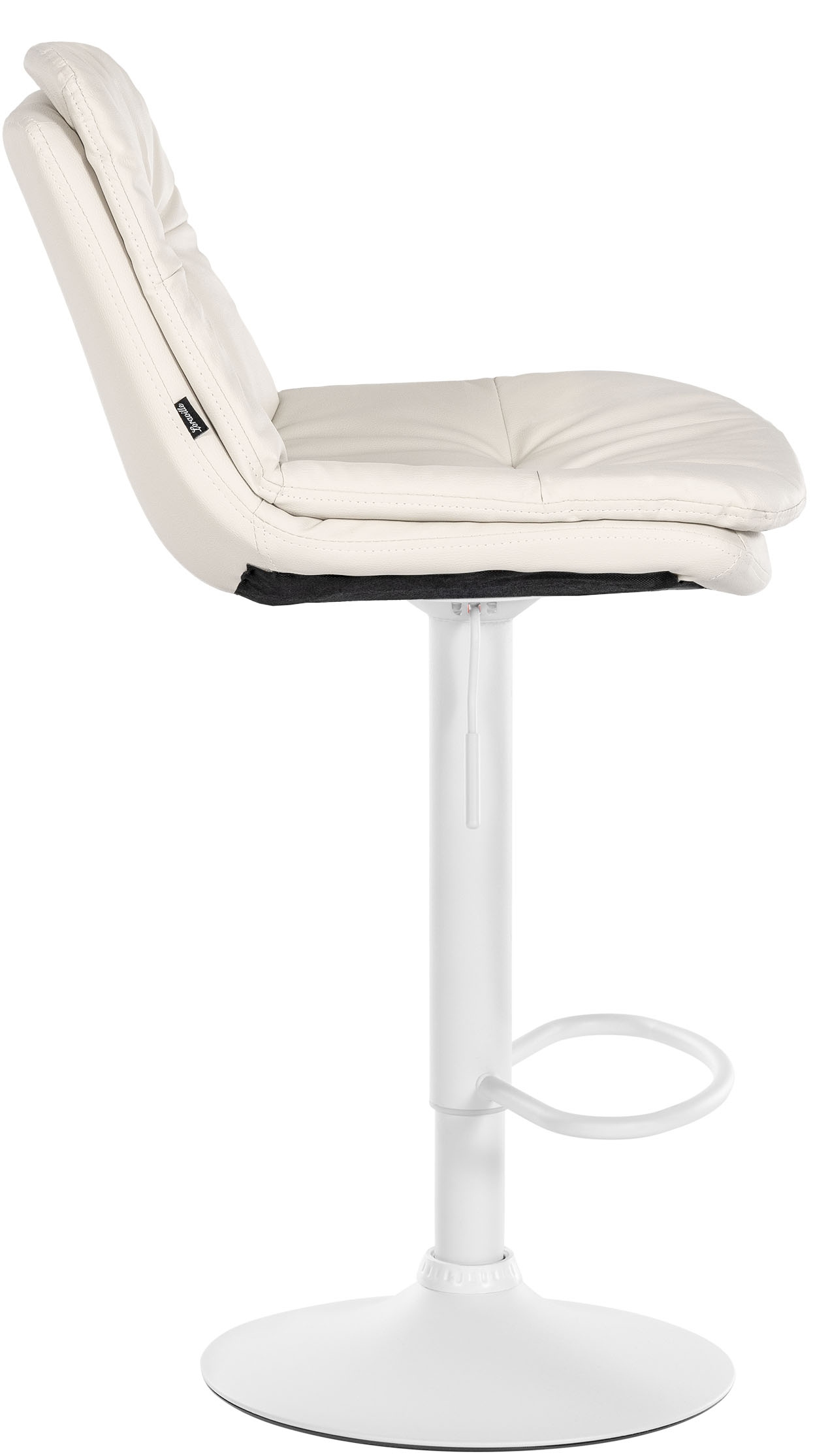 Barhocker Laurel Kunstleder weiß