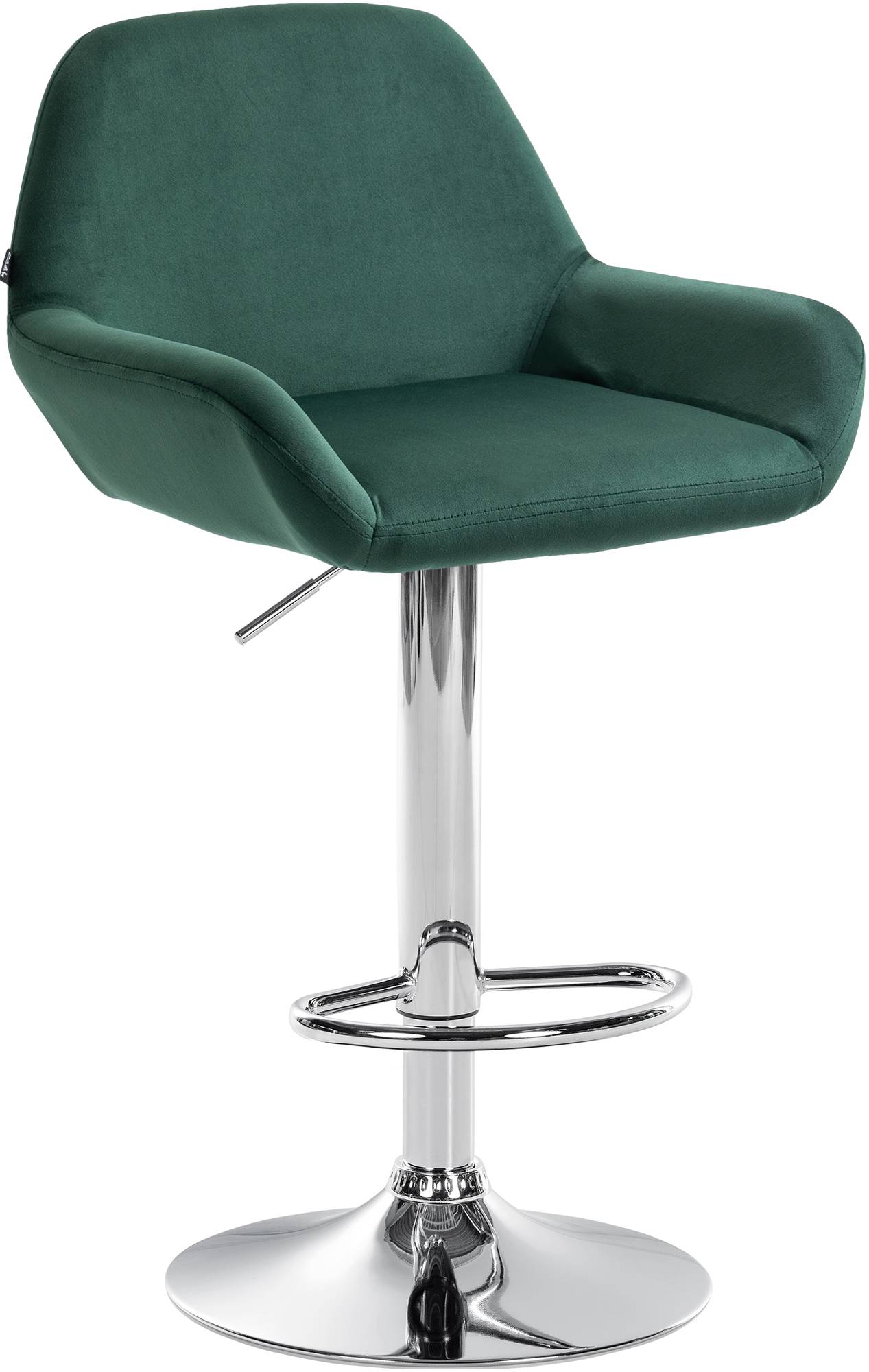 Barhocker Braga Samt chrom