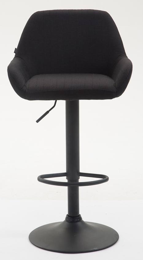 2er Set Barhocker Braga Stoff schwarz