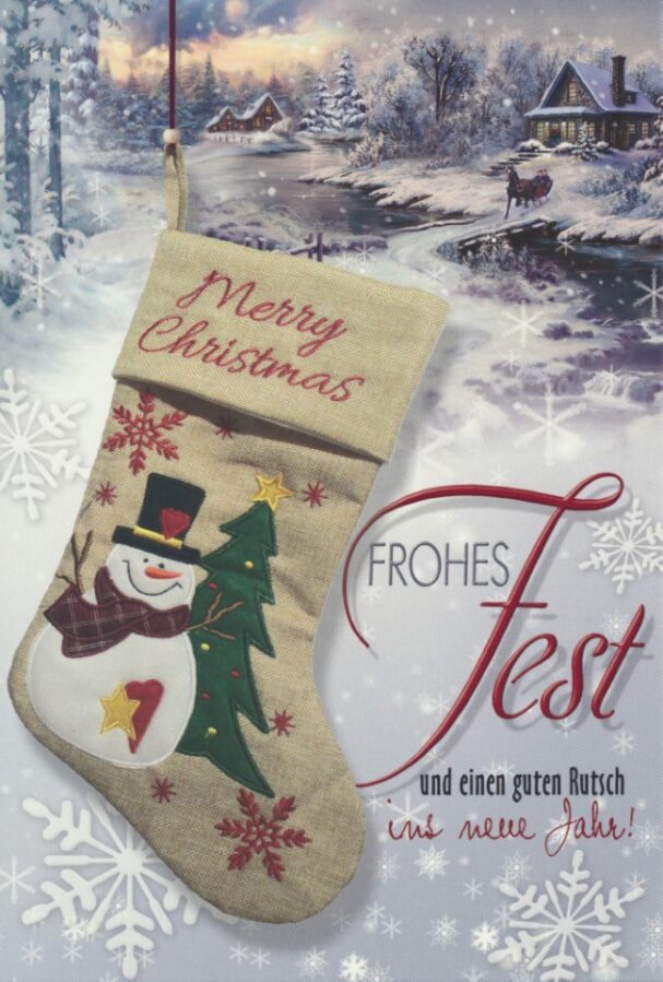 Taunus-Verlag Saisonartikel Weihnachtskarten - 100 Stück - 8 Motive