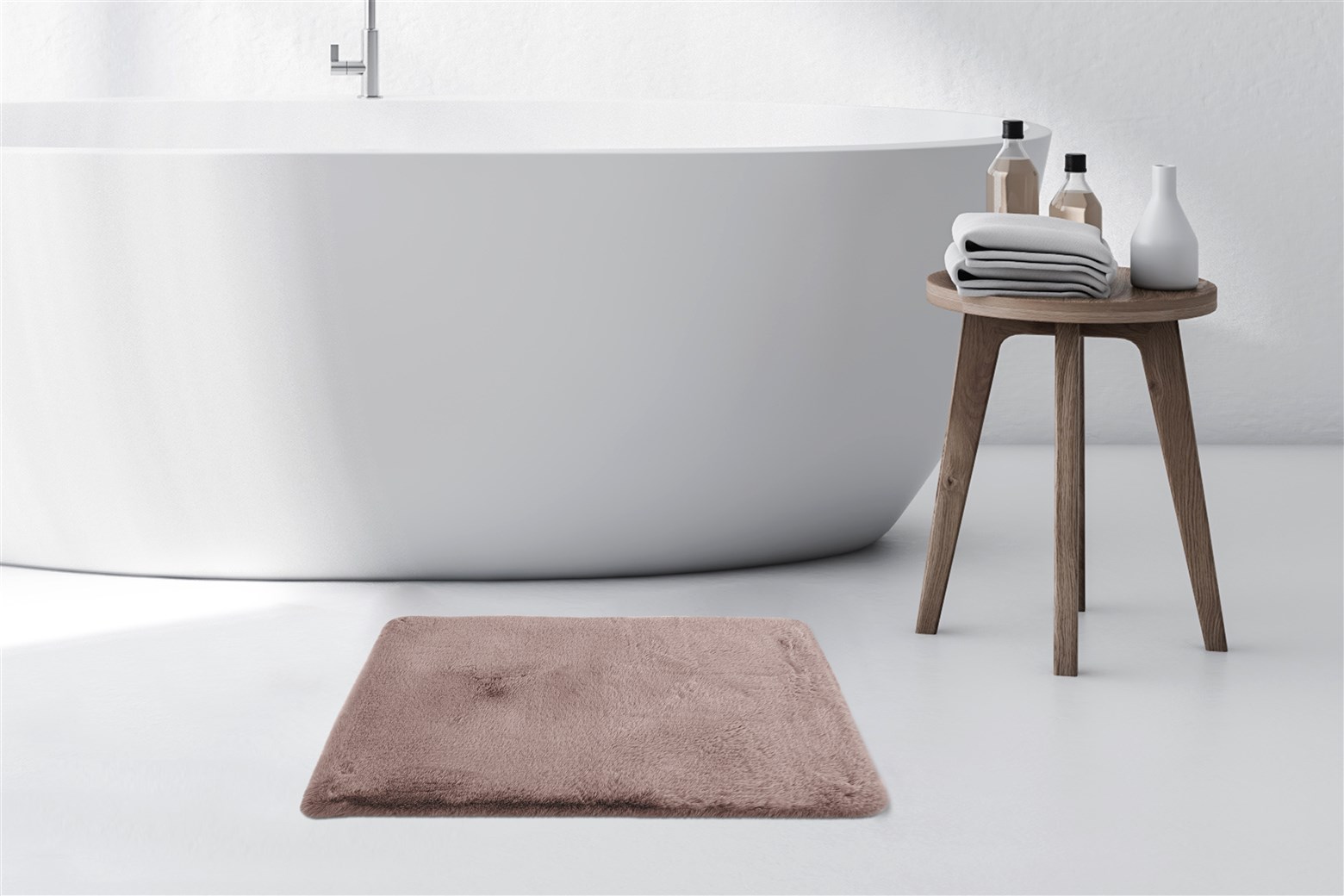 Badematte Badematte Rabbit 525 Rosa 65cm x 100cm