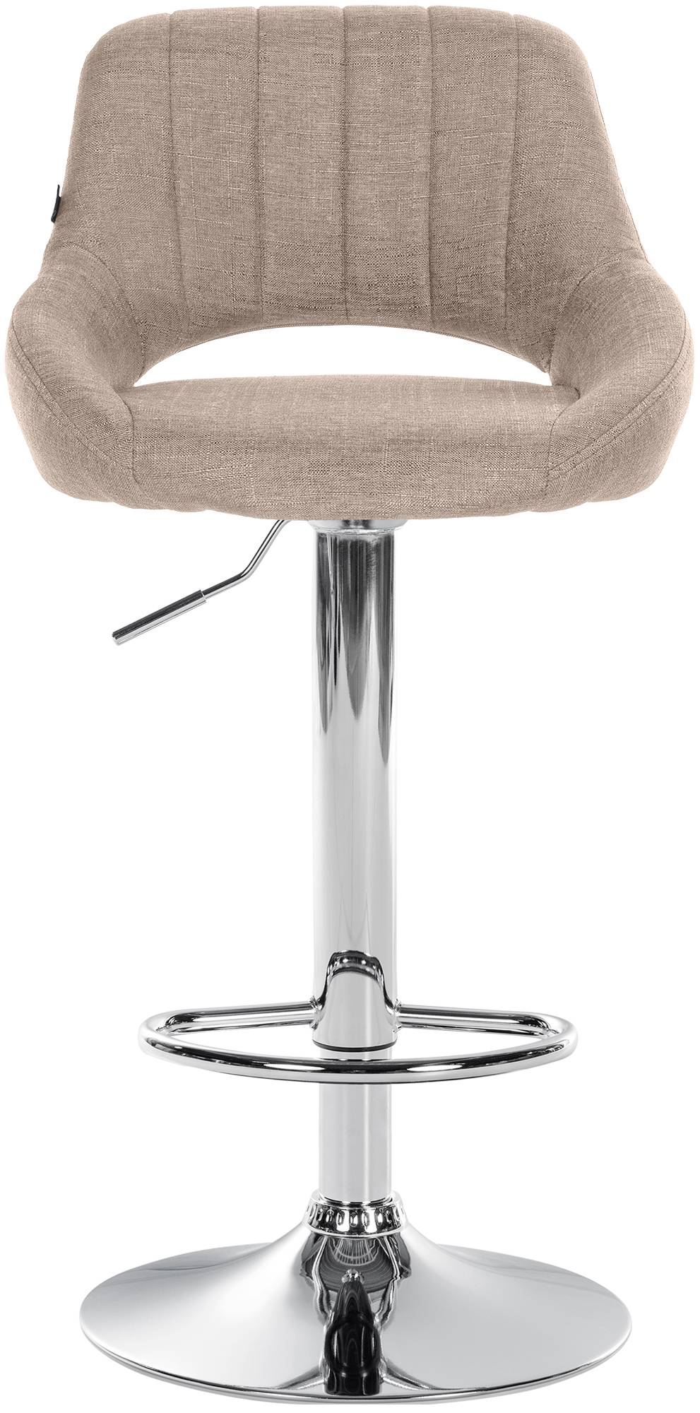 Barhocker Milet Stoff chrom