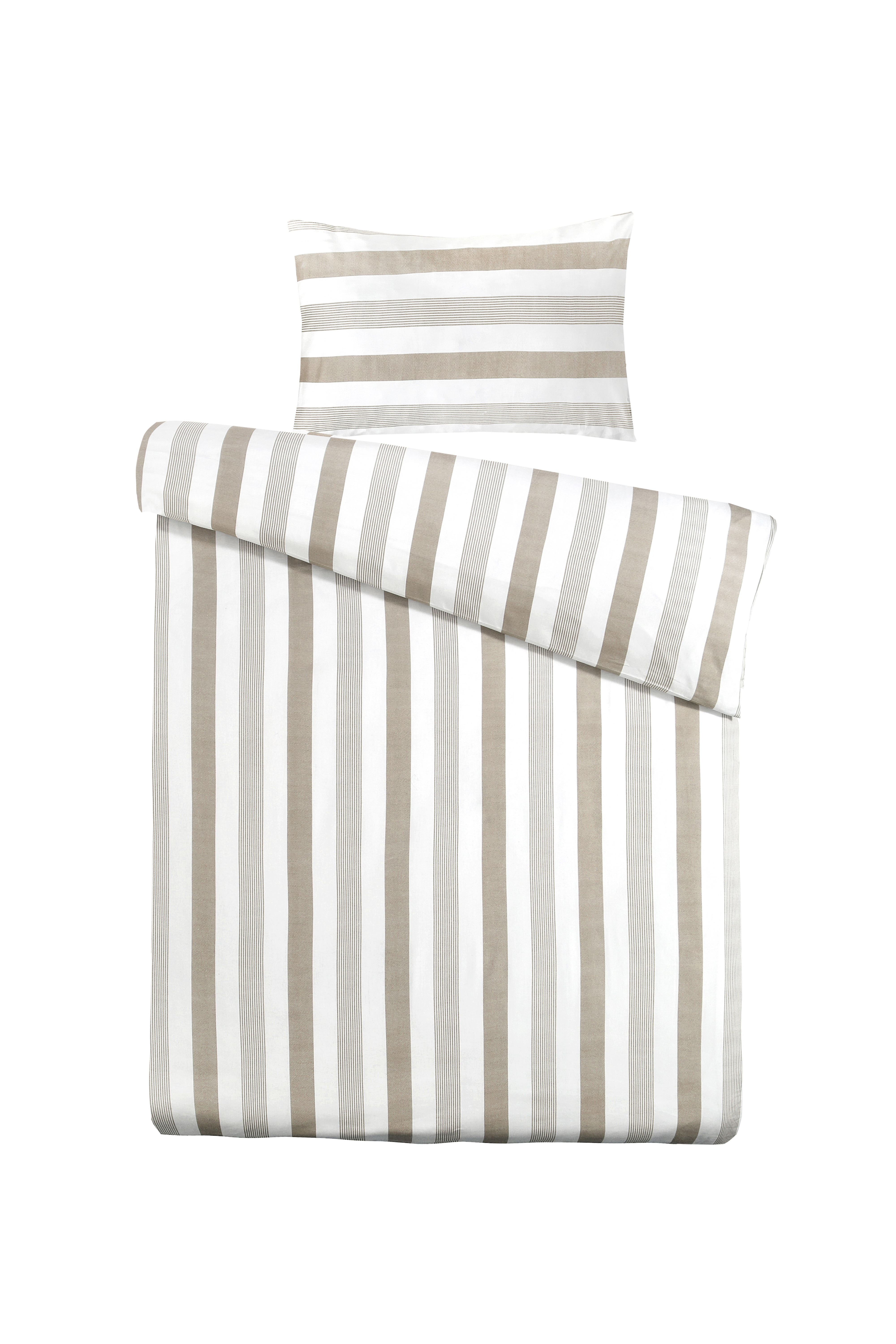 Bettwäsche Bettwäsche Pina 125-GB Taupe 260cm x 220cm