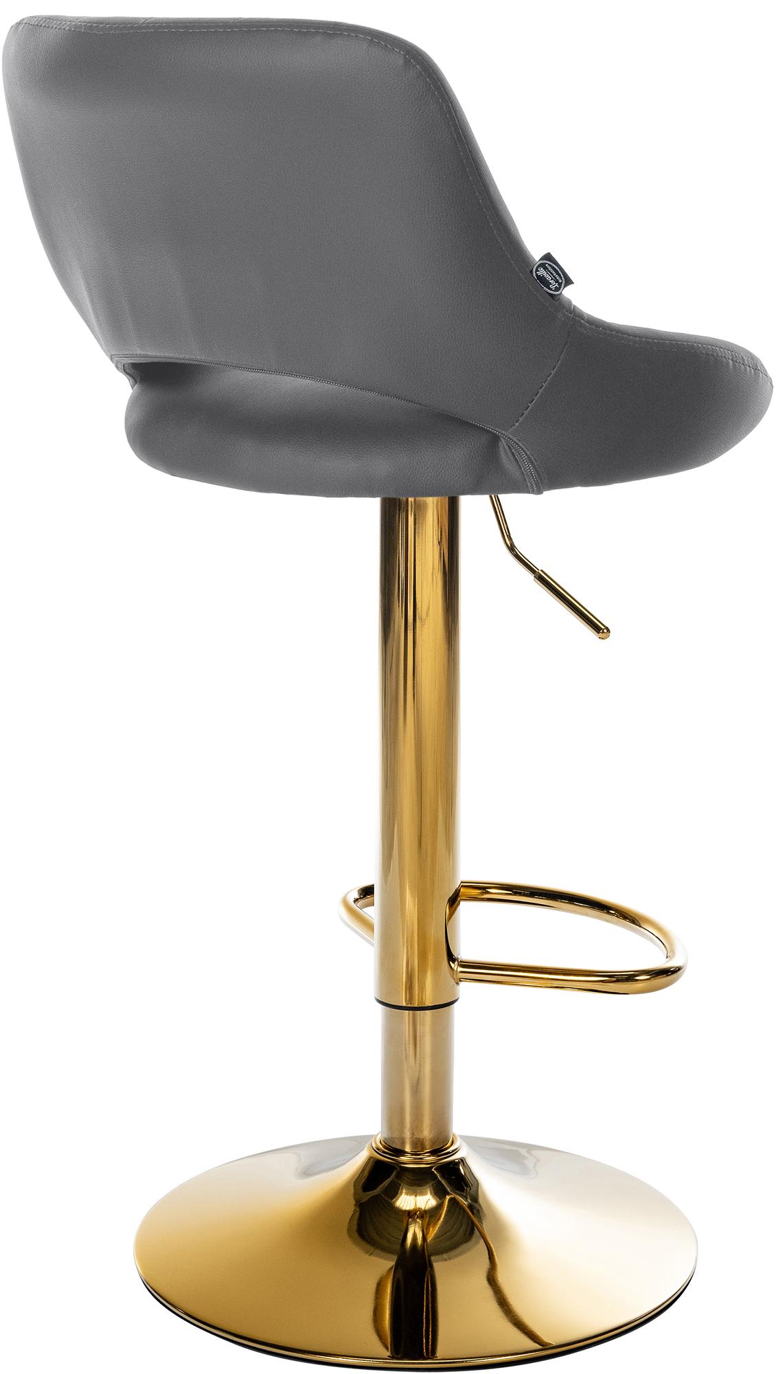 Barhocker Milet Kunstleder gold