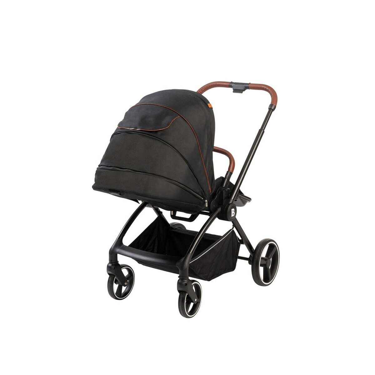 BabyTrold Alex 2in1 Kinderwagen Night mit Babywanne, Sportsitz und Fußsack