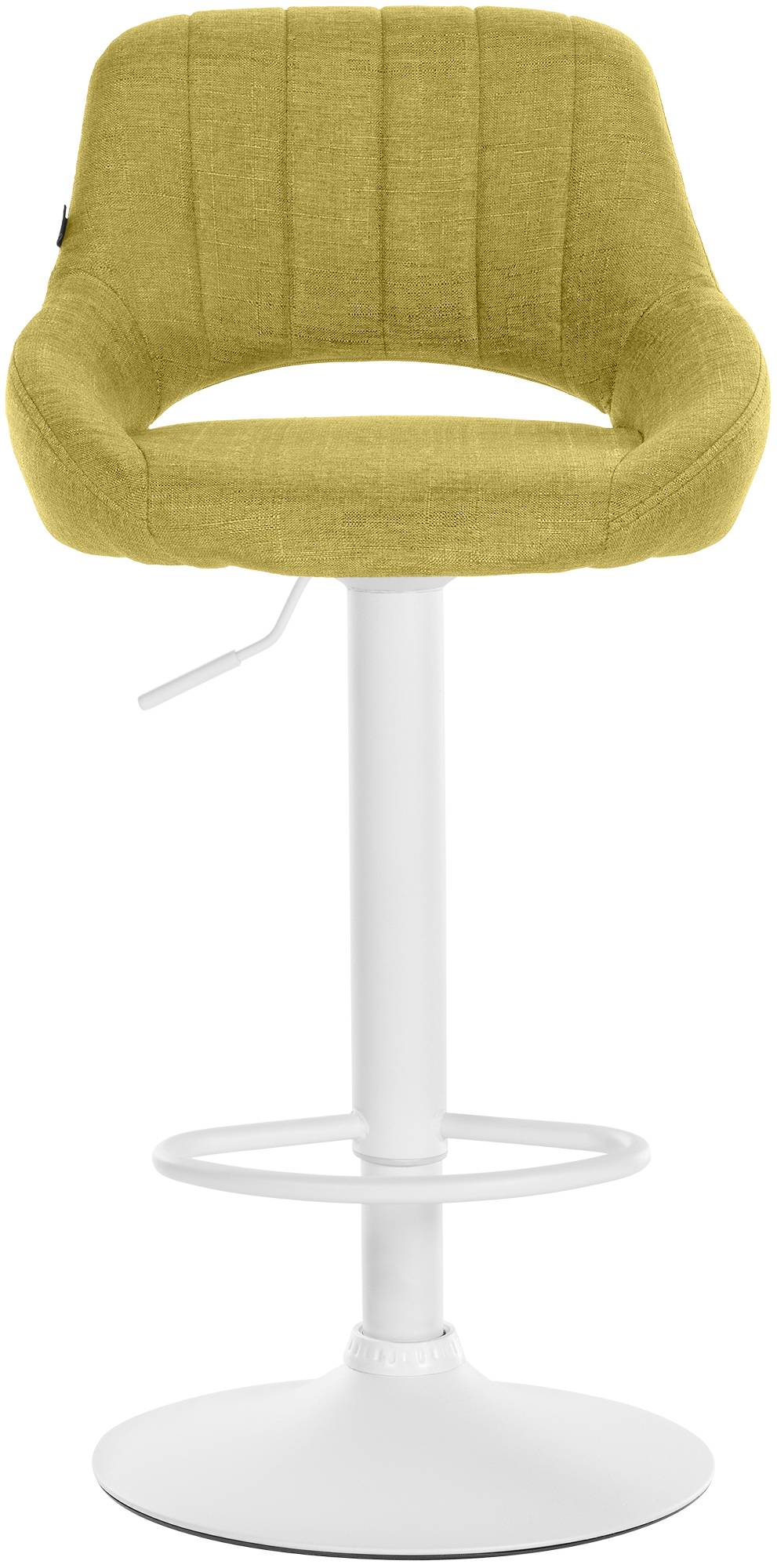 Barhocker Milet Stoff weiß