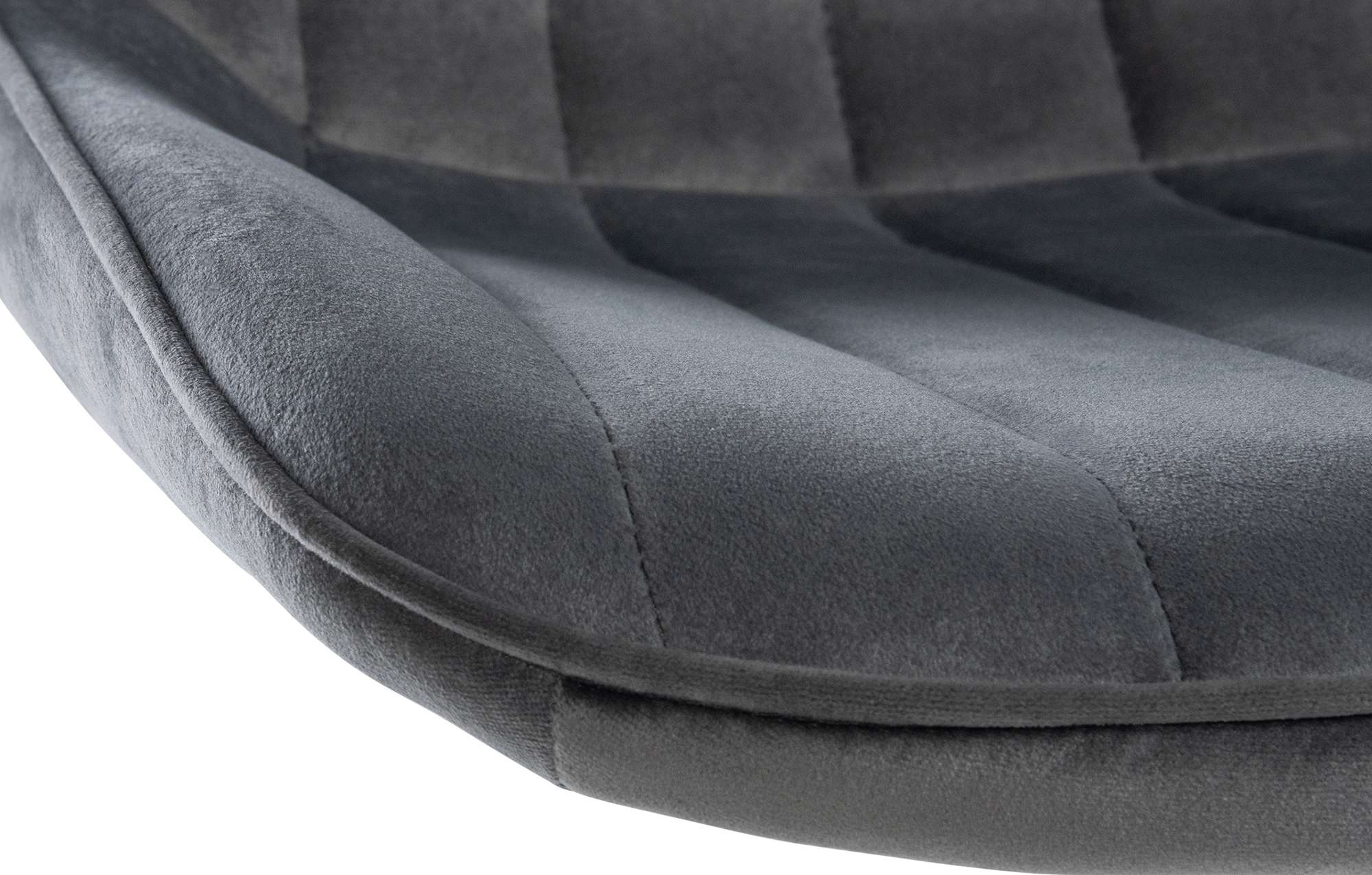 2er Set Barhocker Toni Samt weiß