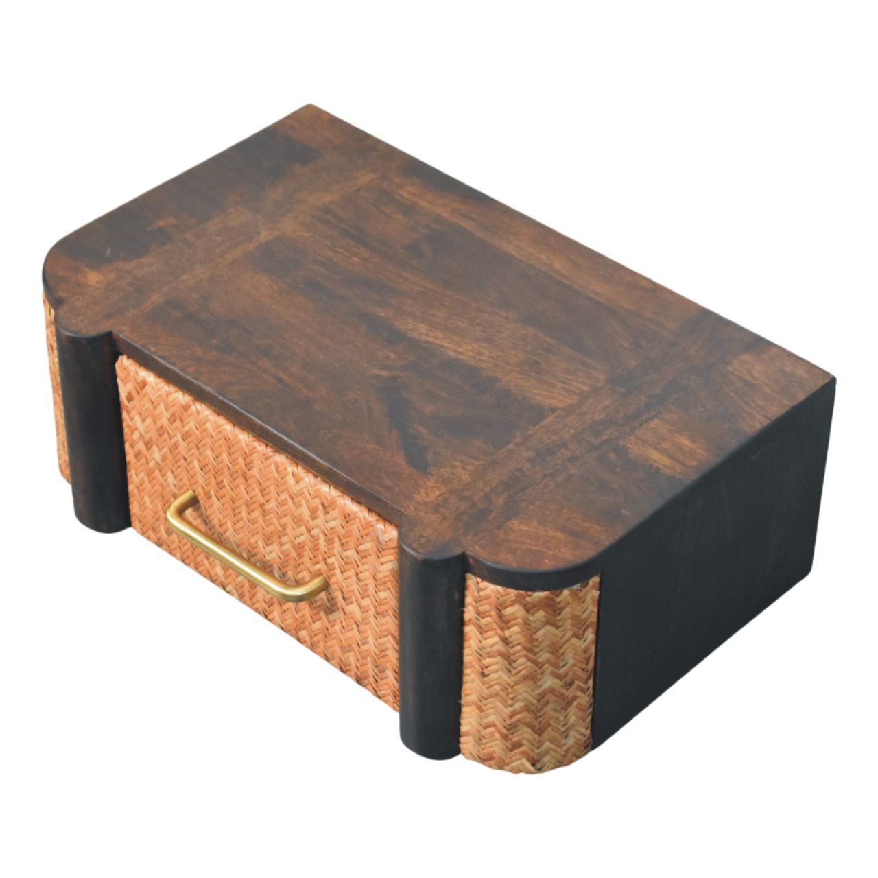 Rattan Curve Wandschublade