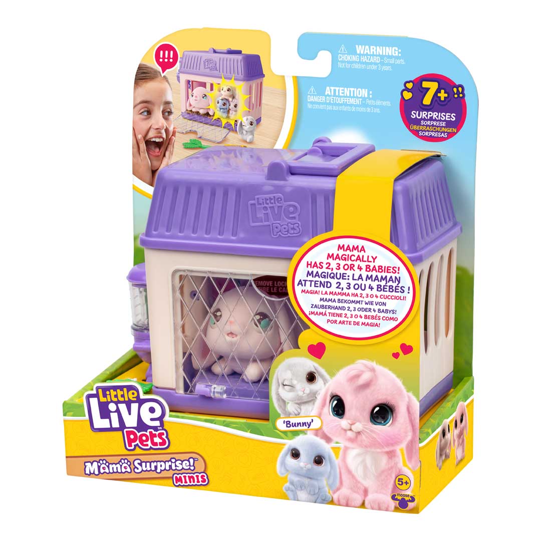 Moose Toys Sammel- & Spielfiguren Little Live Pets: Mama Surprise S4 Mini Playset - Bunny