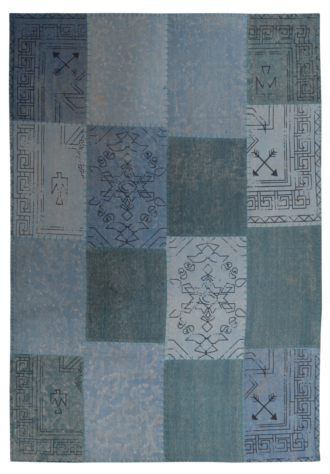 Teppich Lyrical 210 Multi / Blau 120cm x 170cm
