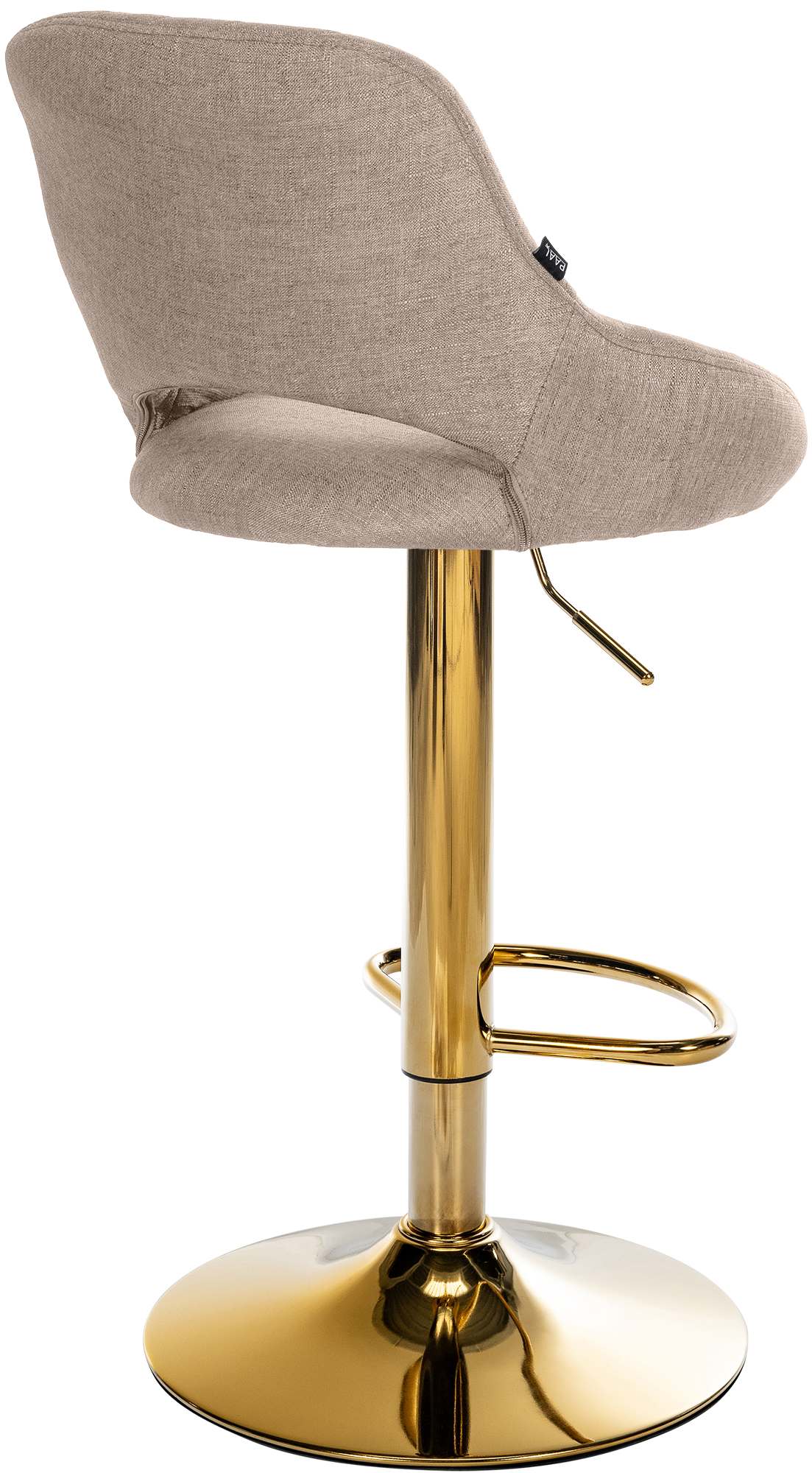 Barhocker Milet Stoff gold