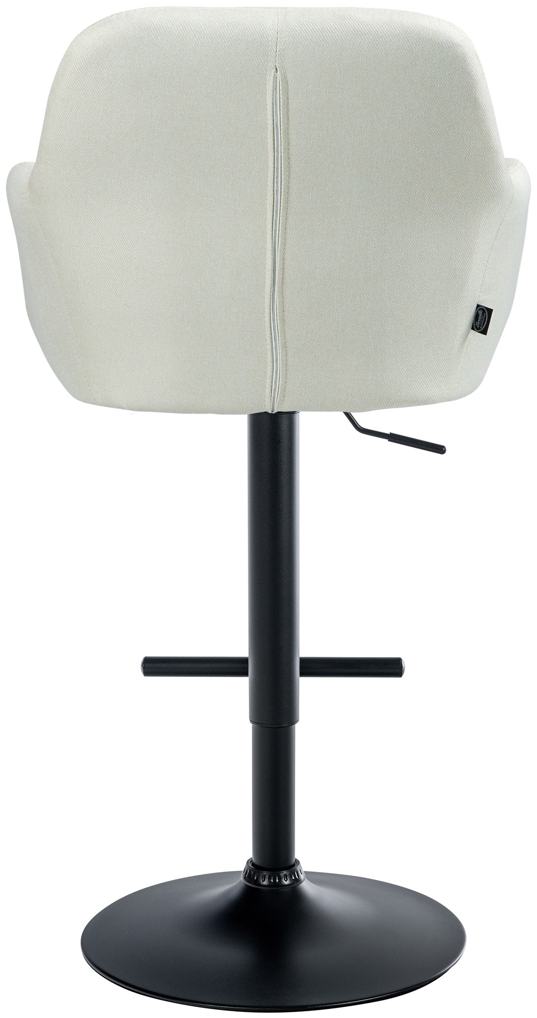 Barhocker Natoma Stoff schwarz