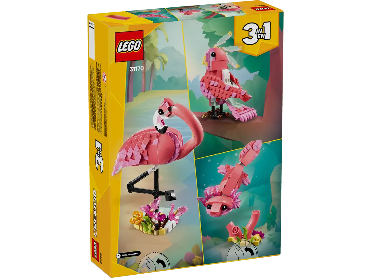 LEGO® Bau- & Konstruktionsspielzeug LEGO® Creator 31170 - Rosa Flamingo (288 Teile)