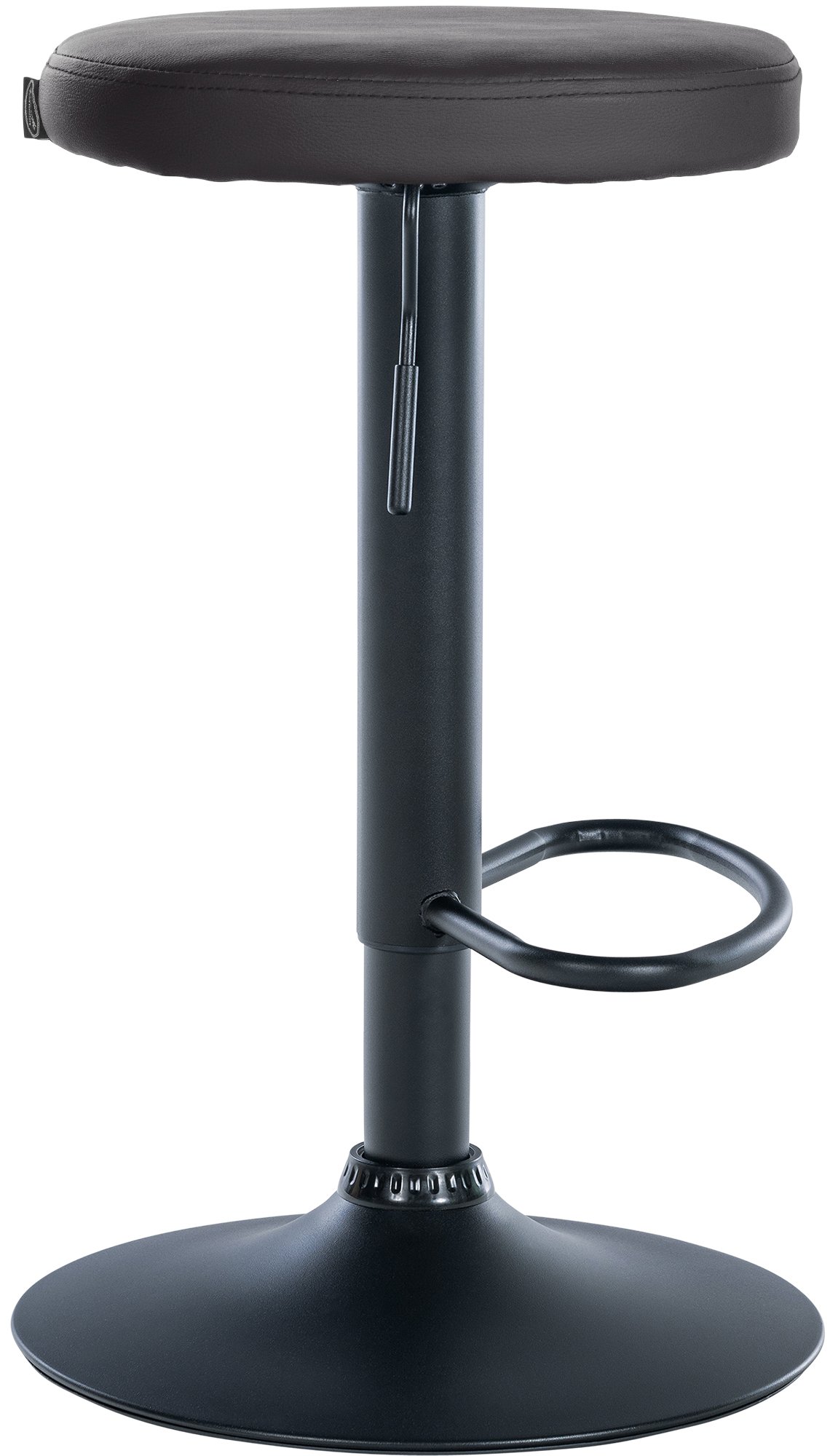 Barhocker Ponte Kunstleder schwarz