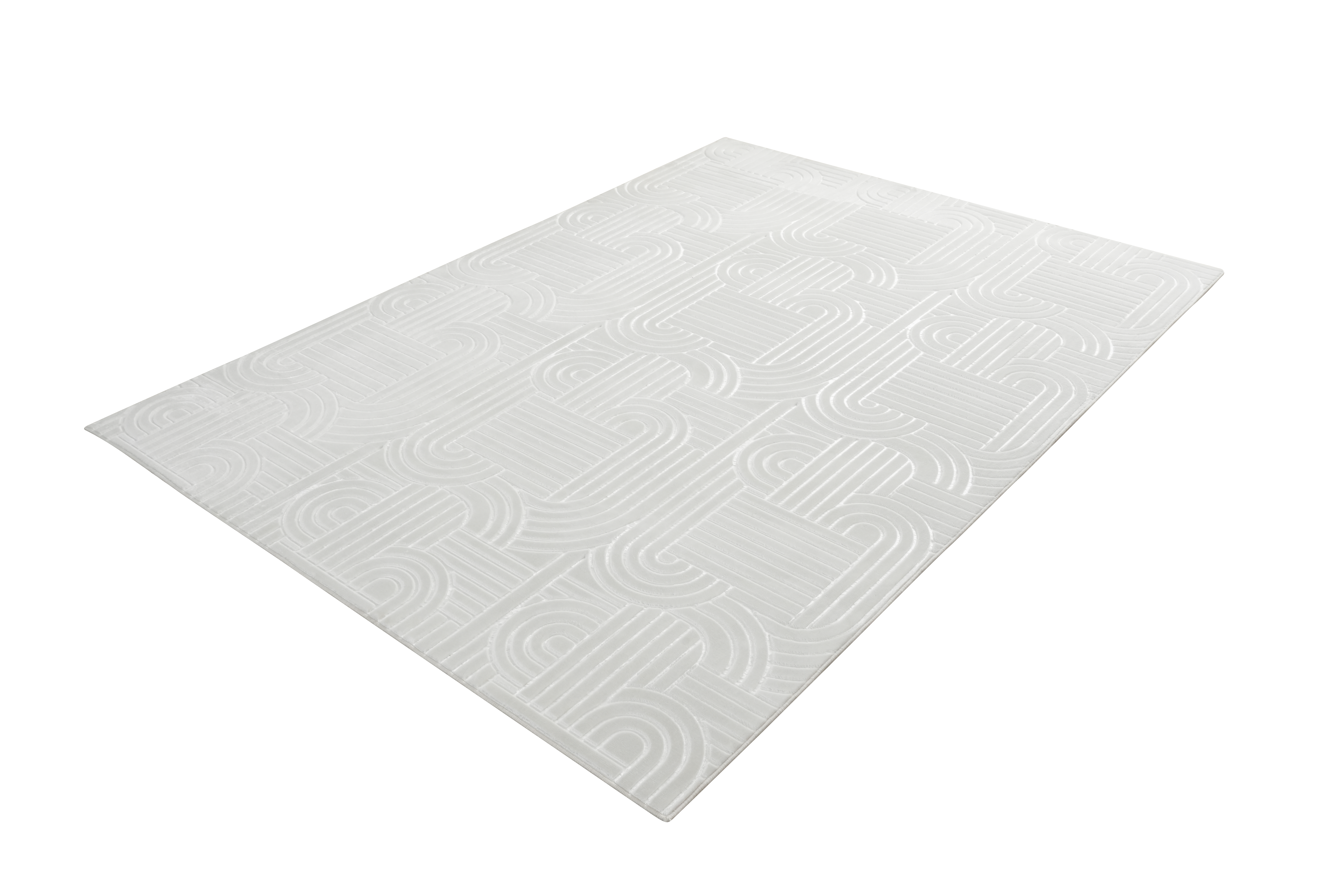 Teppich Calma 125 Weiß 160 x 220 cm