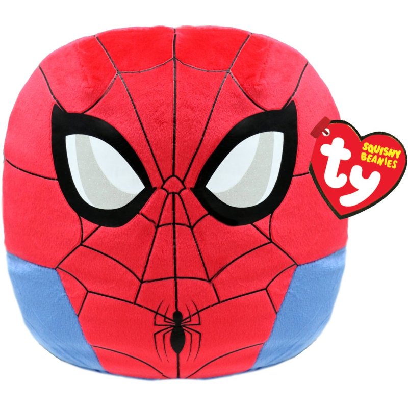 TY Plüschfiguren Ty 39352 - Marvel Spiderman - Squishy Beanie - Plüschkissen 35 cm