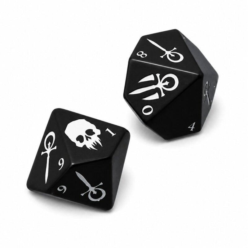 Pegasus Brettspiele & Gesellschaftsspiele Teburu: Vampire: The Masquerade – Milan Uprising: 2W10 Würfelset – Expertenspiel