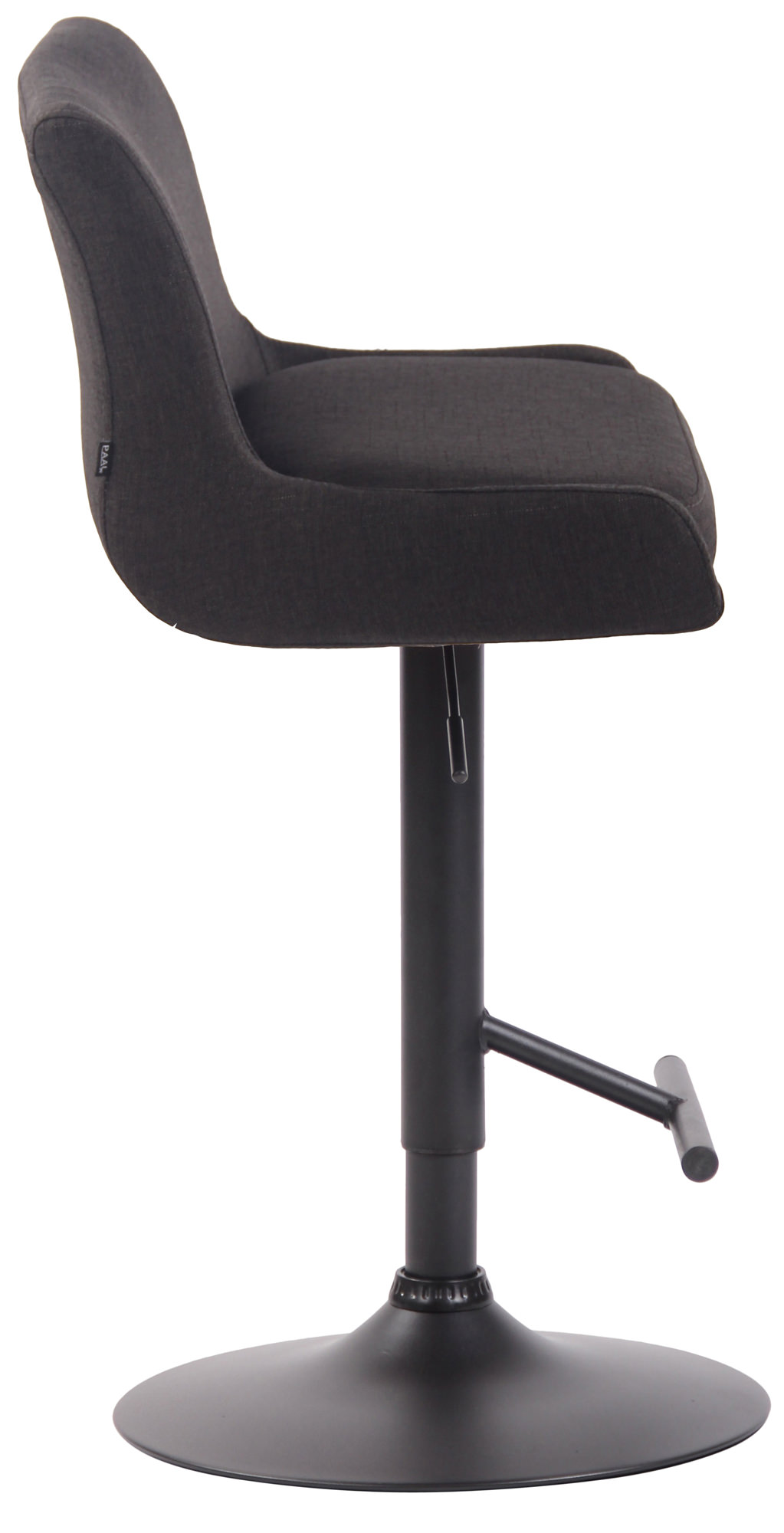 Barhocker Club Stoff schwarz