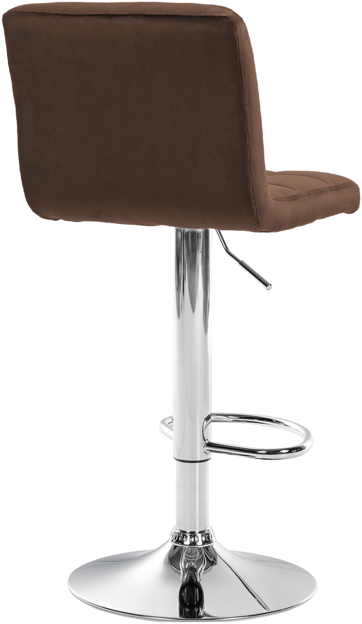 Barhocker Peru Samt chrom