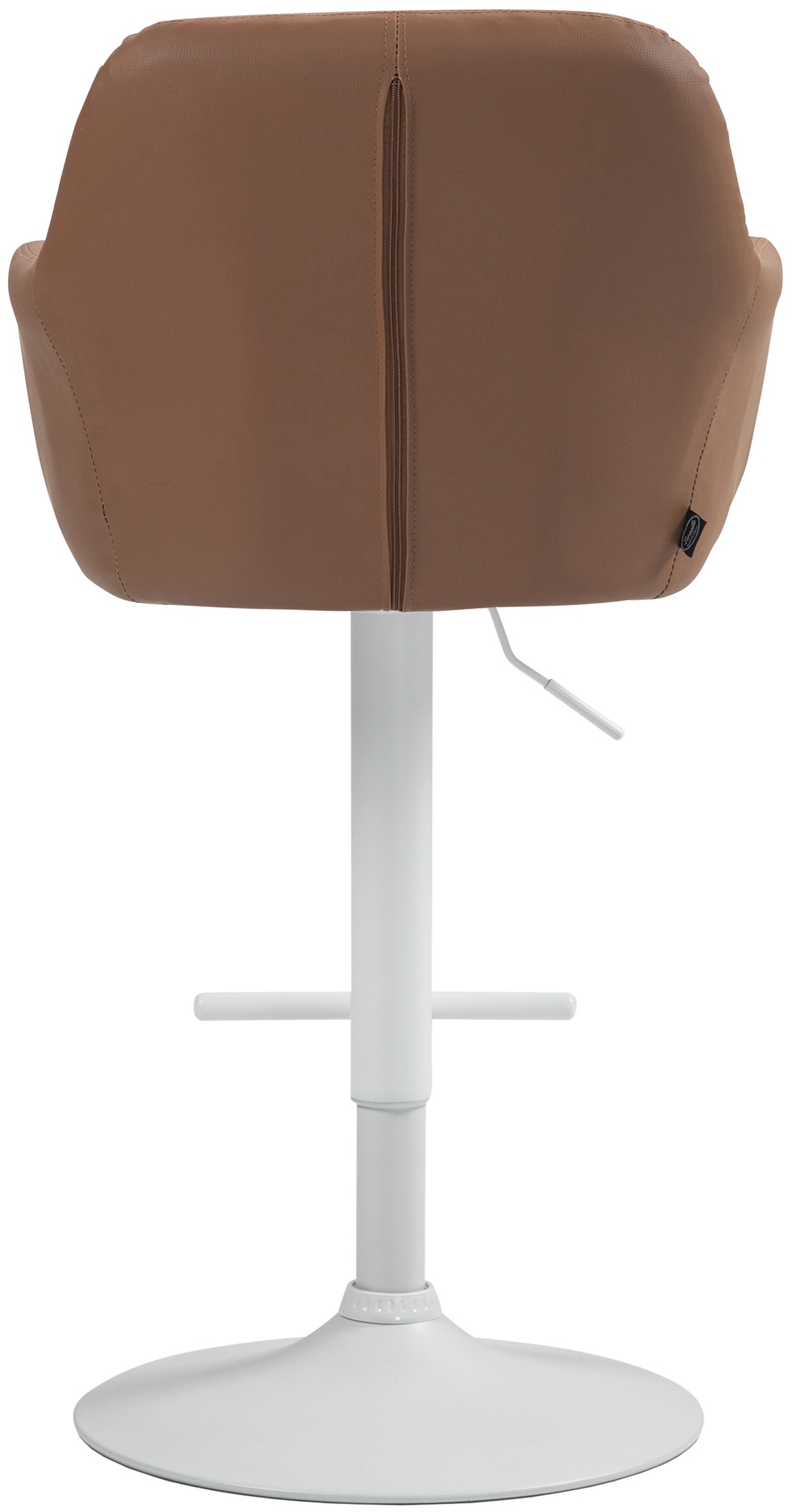 Barhocker Natoma Kunstleder weiß