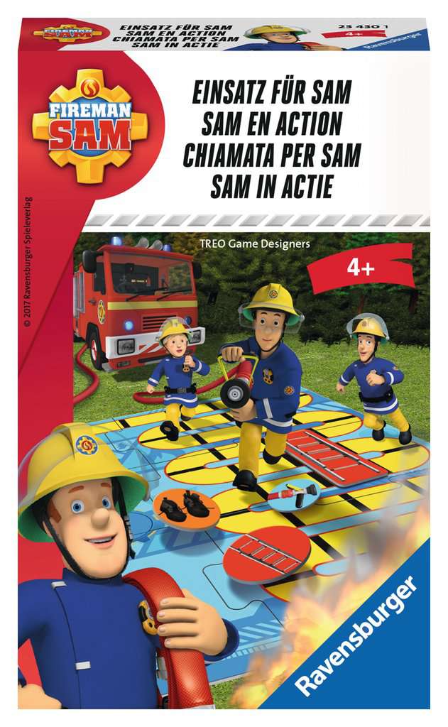 Ravensburger Brettspiele & Gesellschaftsspiele Ravensburger 23430 - Mitbringspiel Feuerwehrmann Sam: Einsatz für Sam