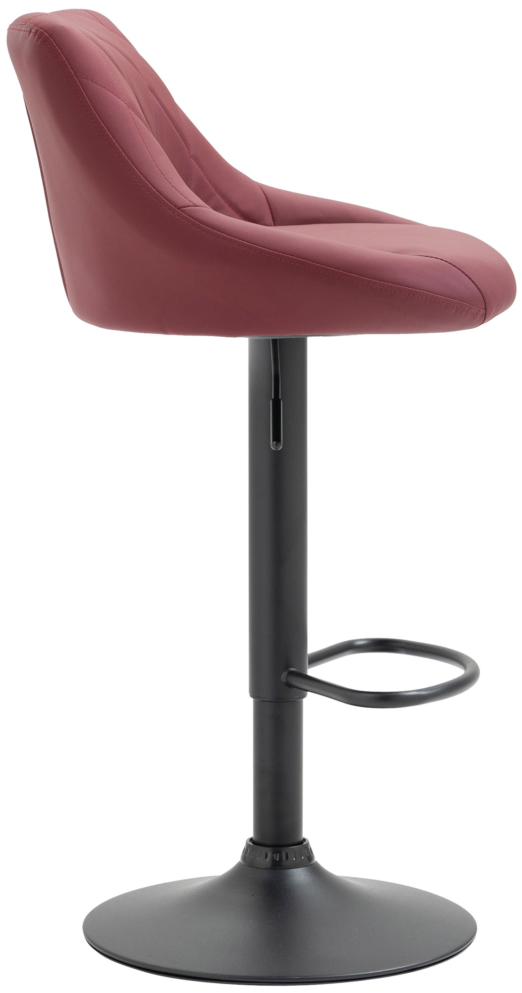 Barhocker Lazio Kunstleder schwarz