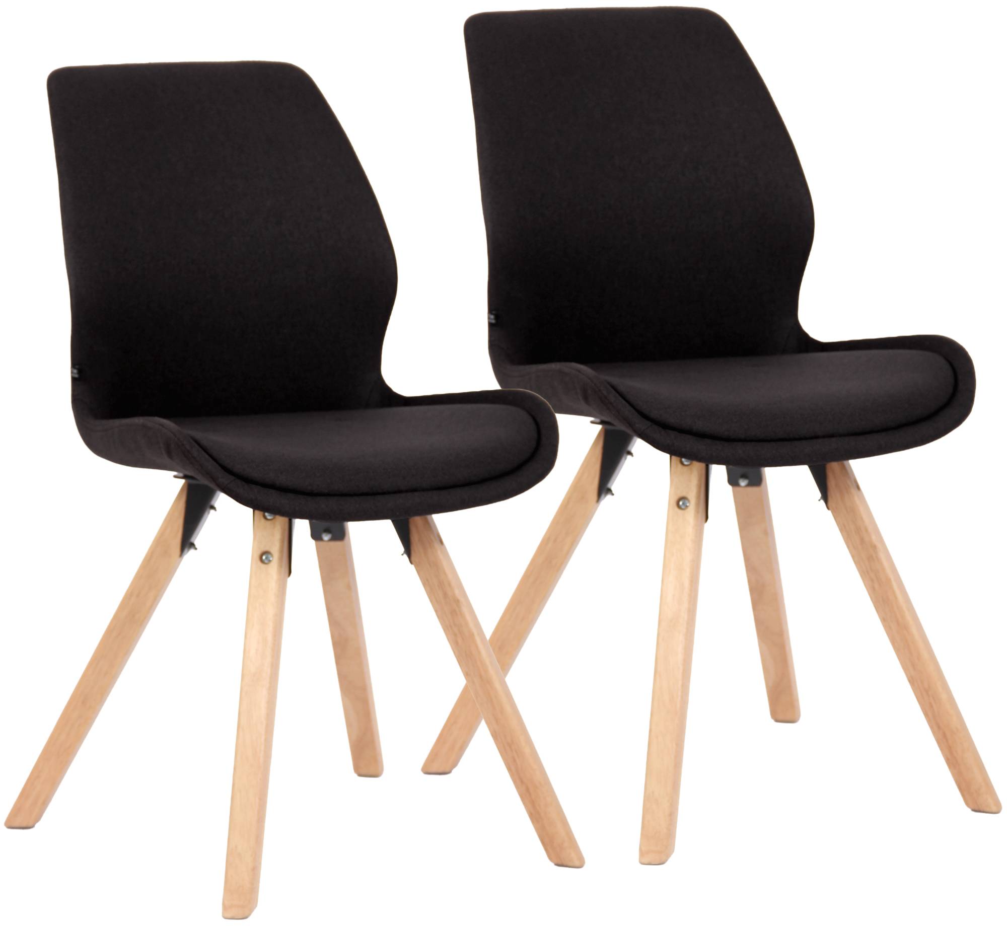 2er Set Stuhl Luna Stoff
