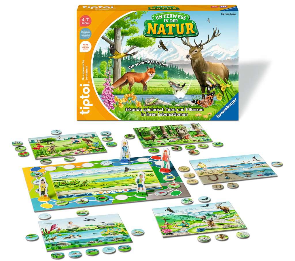 Ravensburger Elektronisches Spielzeug tiptoi® - Unterwegs in der Natur