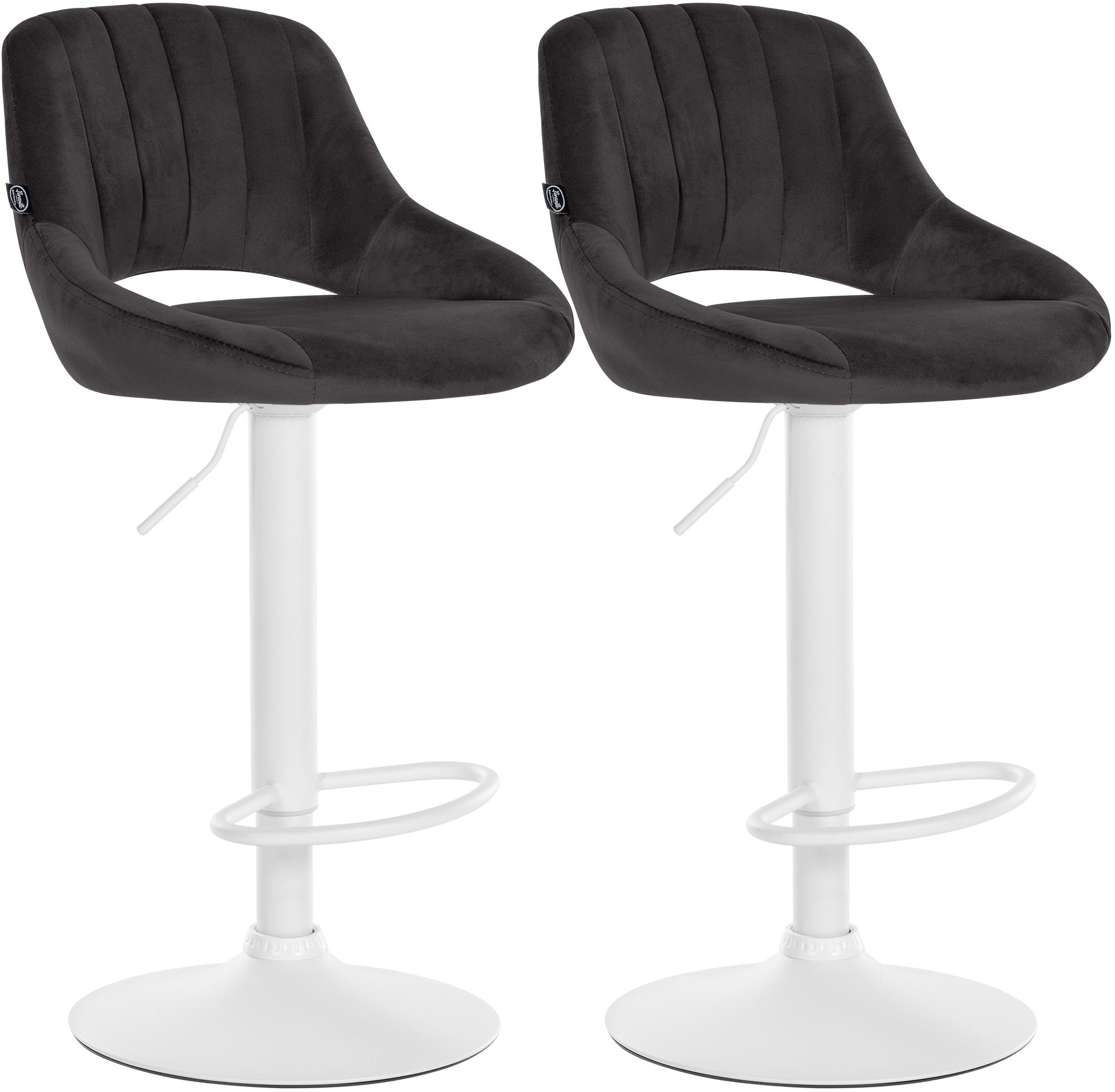 2er Set Barhocker Milet Samt W