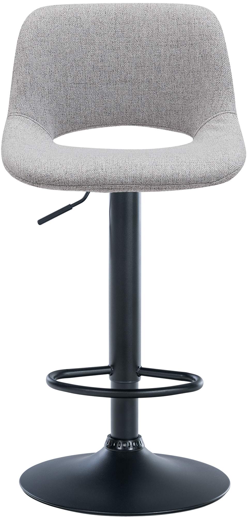 Barhocker Camden Stoff schwarz