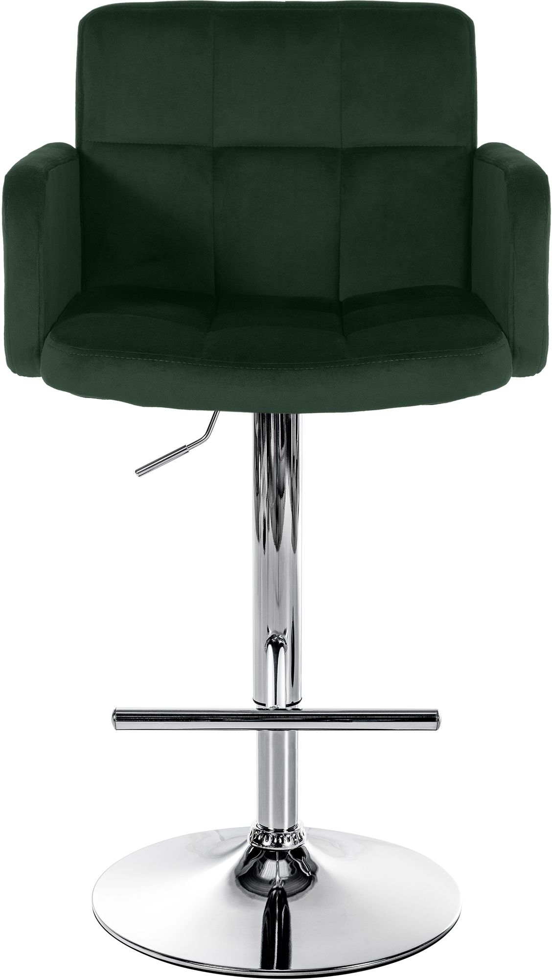 Barhocker Los Angeles Samt chrom