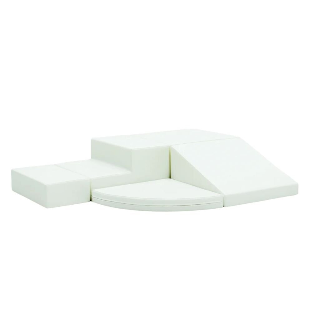 IGLU SET 6 Corner Climber - Weiß - Bunte Schaumstoff-Klettermodule/Bausteine für Kinder