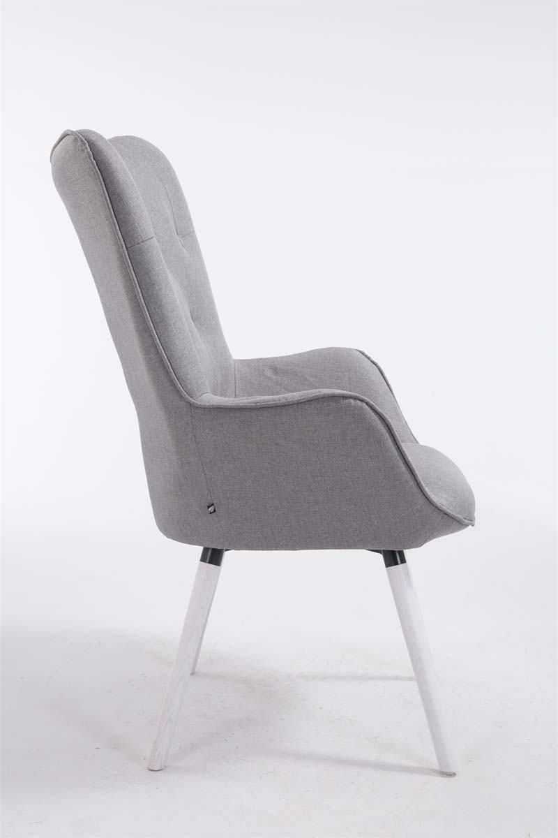 Lounger Aalborg Weiß Stoff