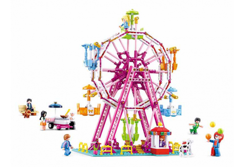 Sluban Bau- & Konstruktionsspielzeug Sluban M38-B0723 - Girl's Dream - Riesenrad