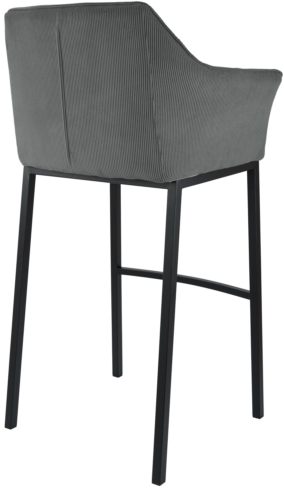 Barhocker Damaso B Cord mit 4-Fuß Gestell