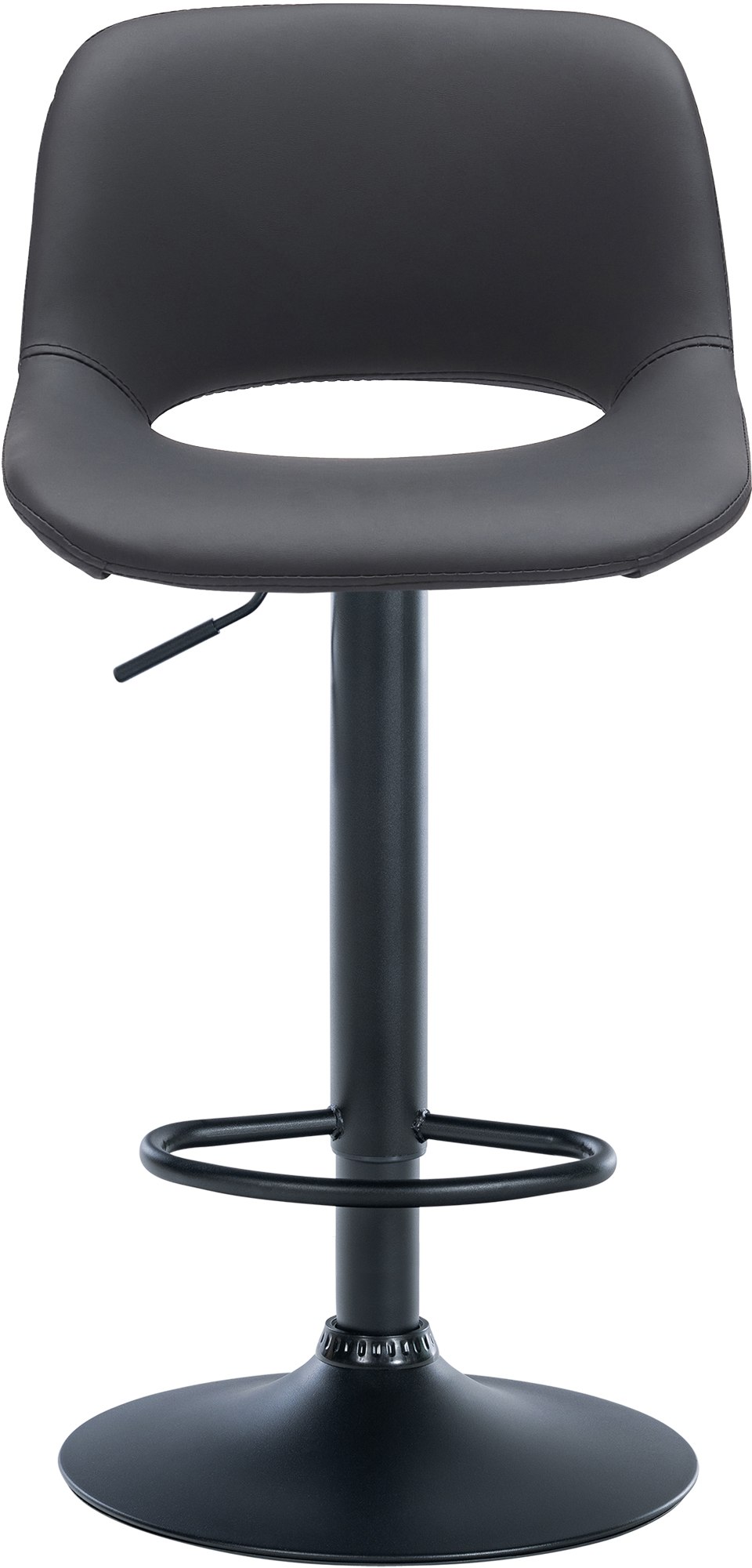2er Set Barhocker Camden Kunstleder schwarz